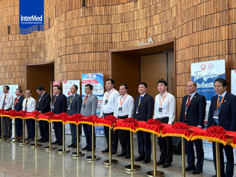 InterMed Việt Nam tham dự hội nghị Khoa học Kỹ thuật Răng Hàm Mặt lần thứ 48 (HNT4 - 2026) Cắt băng khai mặc hội nghị Nha Khoa Răng hàm mặt HNT4- 2026